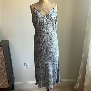 Chic Black and White animal print Dress